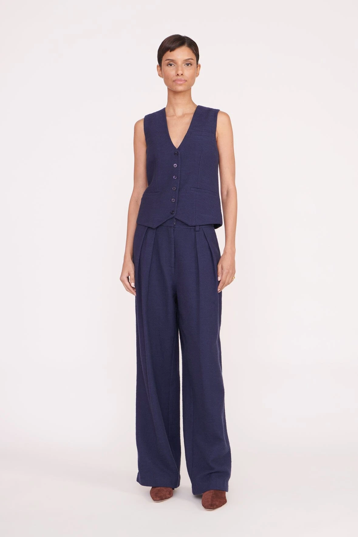 LUISA PANT | NAVY SUITING 1 LUISA PANT | NAVY SUITING