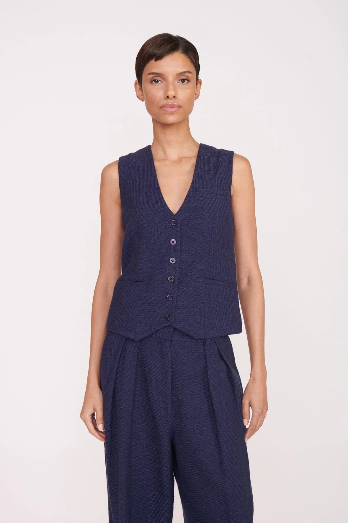 LUISA PANT | NAVY SUITING 4 LUISA PANT | NAVY SUITING - Image 4