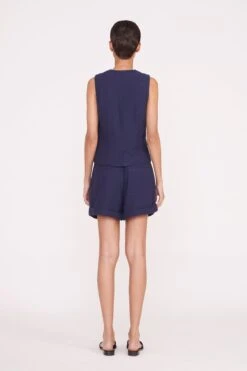 LUISA SHORT | NAVY SUITING -Fashion Shop Pre Fall 022 00676 web
