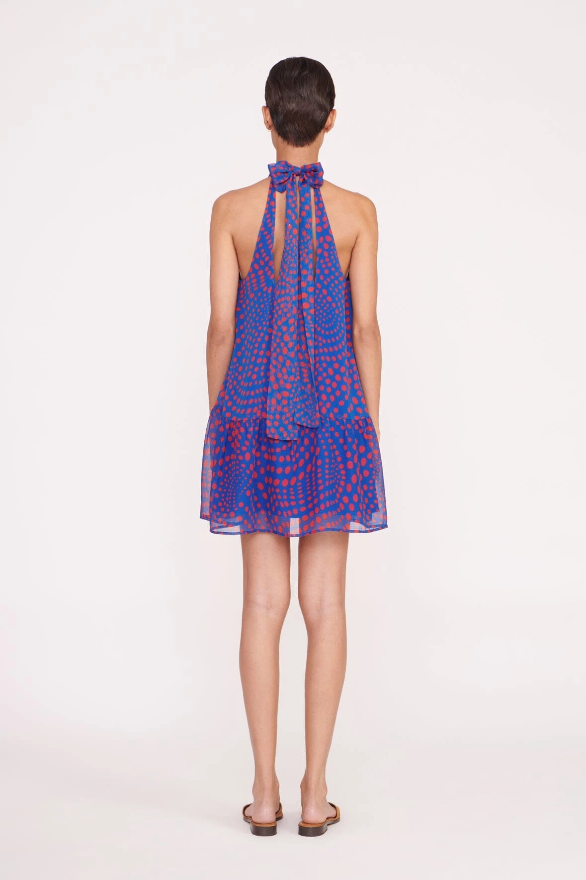 MARLOWE DRESS | LAPIS WAVY DOT 3 MARLOWE DRESS | LAPIS WAVY DOT - Image 3