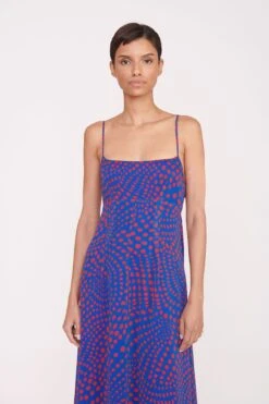 FLORENCE DRESS | LAPIS WAVY DOT -Fashion Shop Pre Fall 029 00930 web