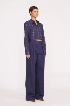 SENECA TOP | NAVY PLAID 8 SENECA TOP | NAVY PLAID -Fashion Shop Pre Fall 031 00982 web