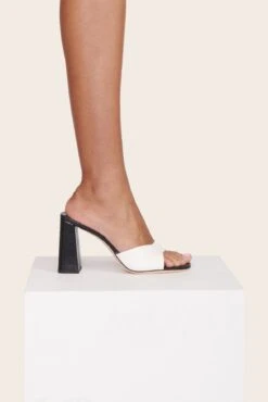 SLOANE HEEL | BLACK WHITE SNAKE EMBOSSED 13 SLOANE HEEL | BLACK WHITE SNAKE EMBOSSED -Fashion Shop SLOANE HEEL BLACK WHITE SNAKE EMBOSSED 1 web