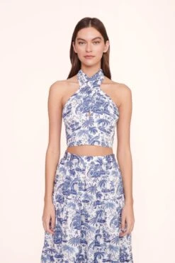 SEA SKIRT | BLUE TOILE 9 SEA SKIRT | BLUE TOILE -Fashion Shop SMOCKED KAI TOP BLUE TOILE SEA SKIRT BLUE TOILE 00404 web 1