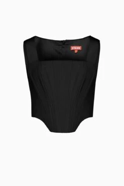 ALICE TOP | BLACK 15 ALICE TOP | BLACK -Fashion Shop STAUD ALICE TOP BLACK RESORT20 PACKSHOT 1