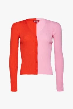 Fashion Shop -Fashion Shop STAUD CARGO SWEATER POPPY ROSEBUD SPRING ECOM 22 14