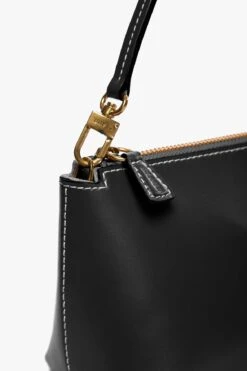 KAIA SHOULDER BAG | BLACK -Fashion Shop STAUD KAIA SHOULDER BAG BLACK CALF SUMMER PF 21 4