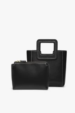 MINI SHIRLEY LEATHER BAG | BLACK 11 MINI SHIRLEY LEATHER BAG | BLACK -Fashion Shop STAUD MINI SHIRLEY BAG BLACK FALL19 2