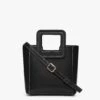 MINI SHIRLEY LEATHER BAG | BLACK