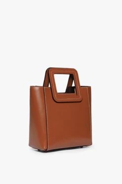 MINI SHIRLEY LEATHER BAG | SADDLE 17 MINI SHIRLEY LEATHER BAG | SADDLE -Fashion Shop STAUD MINI SHIRLEY BAG SADDLE FALL19 4