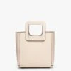 MINI SHIRLEY LEATHER BAG | CREAM