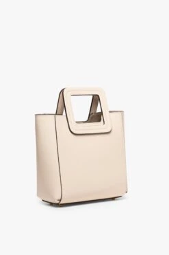 MINI SHIRLEY LEATHER BAG | CREAM -Fashion Shop STAUD MINI SHIRLEY CREAM CALF SPRING 21 4