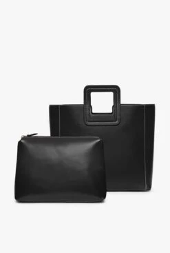SHIRLEY LEATHER BAG | BLACK 11 SHIRLEY LEATHER BAG | BLACK -Fashion Shop STAUD SHIRLEY BAG BLACK FALL19 2