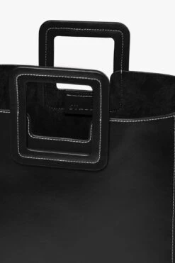 SHIRLEY LEATHER BAG | BLACK 15 SHIRLEY LEATHER BAG | BLACK -Fashion Shop STAUD SHIRLEY BAG BLACK FALL19 5