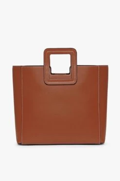 SHIRLEY LEATHER BAG | SADDLE -Fashion Shop STAUD SHIRLEY BAG SADDLE FALL19 1