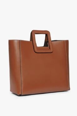 SHIRLEY LEATHER BAG | SADDLE -Fashion Shop STAUD SHIRLEY BAG SADDLE FALL19 4
