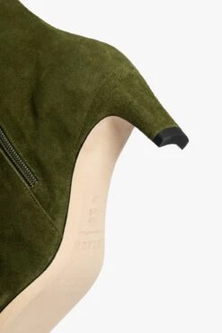 WALLY ANKLE BOOT | OLIVE SUEDE -Fashion Shop STAUD WALLY ANKLE BOOT OLIVE SUEDE FALL ECOM 21 3