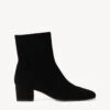 AIMEE SHORT BOOT | BLACK SUEDE