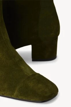 AIMEE SHORT BOOT | OLIVE SUEDE 14 AIMEE SHORT BOOT | OLIVE SUEDE -Fashion Shop STAUD AIMEE SHORT BOOT OLIVE FALL 22 ECOM 5