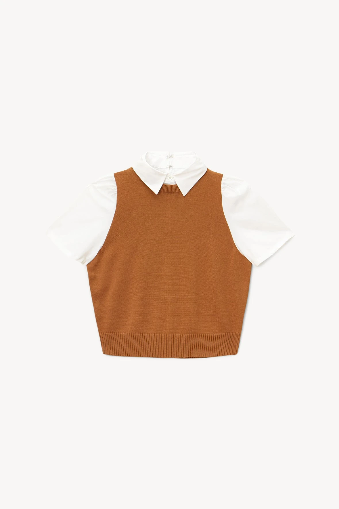 ARYA TOP | TAN WHITE 2 ARYA TOP | TAN WHITE - Image 2