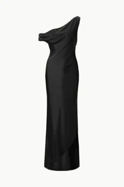 ASHANTI DRESS | BLACK -Fashion Shop STAUD ASHANTIDRESS BLACK ECOM 1