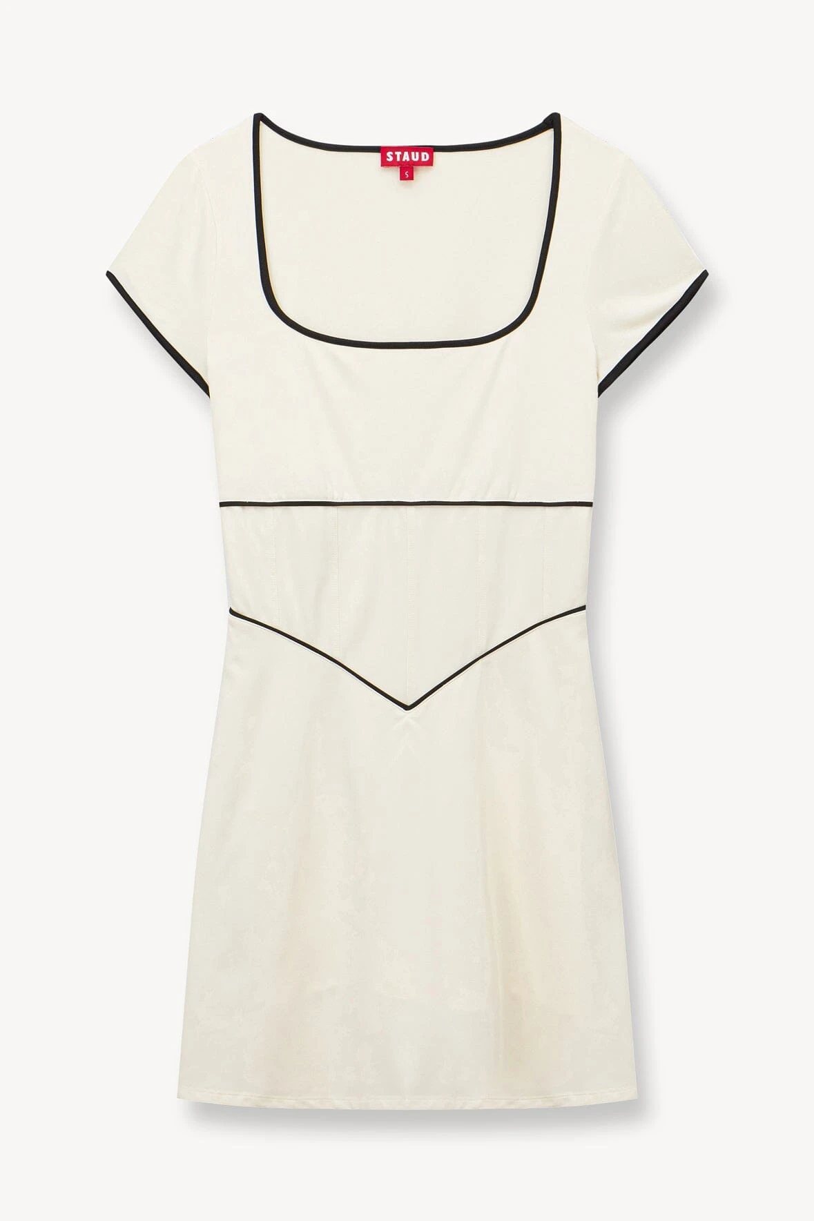 BACKSPIN DRESS | IVORY BLACK 4 BACKSPIN DRESS | IVORY BLACK - Image 4