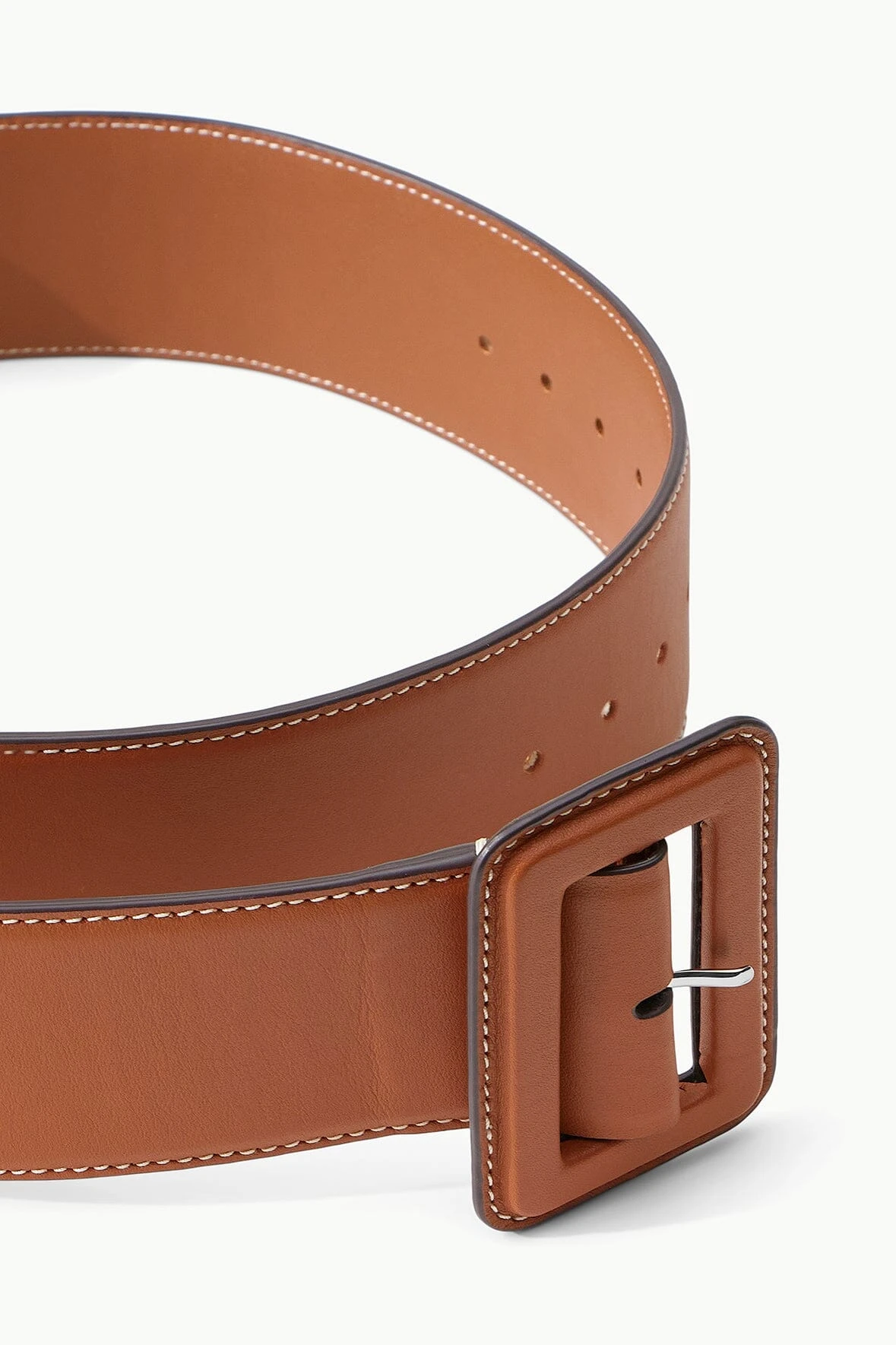 WIDE WAIST BELT | TAN 2 WIDE WAIST BELT | TAN - Image 2