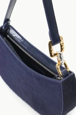 BRADY SHOULDER BAG | NAVY HAIRCALF -Fashion Shop STAUD BRADY SHOULDERBAG NAVY FALL 23 ECOM 3