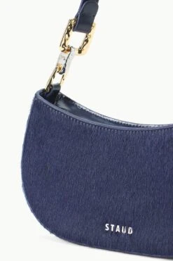 BRADY SHOULDER BAG | NAVY HAIRCALF -Fashion Shop STAUD BRADY SHOULDERBAG NAVY FALL 23 ECOM 4