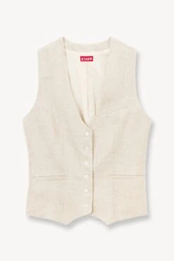 BRETT VEST | OAT MILK -Fashion Shop STAUD BRETT VEST OAT MILK SUPF 23 ECOM 1 1