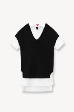 BRIDGET DRESS | BLACK WHITE 10 BRIDGET DRESS | BLACK WHITE -Fashion Shop STAUD BRIDGET DRESS BLACK WHITE SUPF 23 ECOM 1