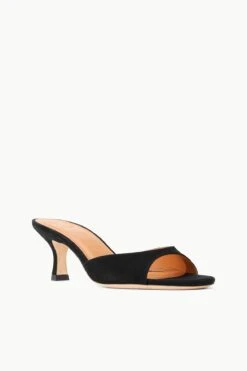 BRIGITTE MULE | BLACK SUEDE -Fashion Shop STAUD BRIGITTE MULE BLACK SUPF 23 ECOM 2