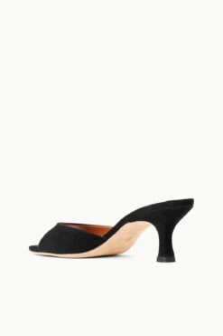 BRIGITTE MULE | BLACK SUEDE -Fashion Shop STAUD BRIGITTE MULE BLACK SUPF 23 ECOM 3