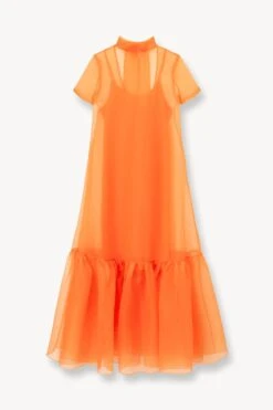 CALLUNA DRESS | NECTARINE -Fashion Shop STAUD CALLUNA DRESS NECTARINE SUPF 23 ECOM 1