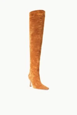 CAMI OVER THE KNEE BOOT | TAN SUEDE -Fashion Shop STAUD CAMIOTK BOOT TAN FALL 23 ECOM 2