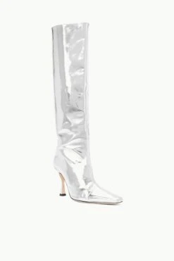 CAMI BOOT | CHROME -Fashion Shop STAUD CAMI BOOT CHROME FALL 23 ECOM 2