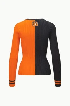 THE STAUD NFL CARGO SWEATER | CINCINNATI BENGALS -Fashion Shop STAUD CARGOSWEATERXNFL SWEATER CINCINNATIBENGALS FANATICS 23 ECOM 2