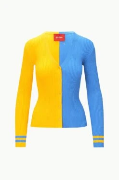 THE STAUD NFL CARGO SWEATER | LOS ANGELES CHARGERS -Fashion Shop STAUD CARGOSWEATERXNFL SWEATER LOSANGELESCHARGERS FANATICS 23 ECOM 1