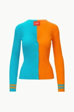 THE STAUD NFL CARGO SWEATER | MIAMI DOLPHINS -Fashion Shop STAUD CARGOSWEATERXNFL SWEATER MIAMIDOLPHINS FANATICS 23 ECOM 1