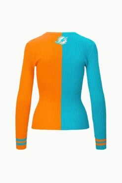 THE STAUD NFL CARGO SWEATER | MIAMI DOLPHINS -Fashion Shop STAUD CARGOSWEATERXNFL SWEATER MIAMIDOLPHINS FANATICS 23 ECOM 2