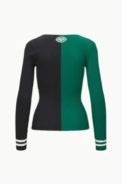 THE STAUD NFL CARGO SWEATER | NEW YORK JETS -Fashion Shop STAUD CARGOSWEATERXNFL SWEATER NEWYORKJETS FANATICS 23 ECOM 2