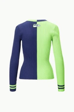 THE STAUD NFL CARGO SWEATER | SEATTLE SEAHAWKS -Fashion Shop STAUD CARGOSWEATERXNFL SWEATER SEATTLESEAHAWKS FANATICS 23 ECOM 2