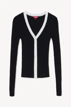 CARGO SWEATER | BLACK 10 CARGO SWEATER | BLACK -Fashion Shop STAUD CARGO SWEATER BLACK WHITE SPRING 23 ECOM 1