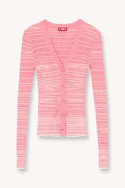 CARGO SWEATER | CORAL PINK WHITE -Fashion Shop STAUD CARGO SWEATER CORAL PINK WHITE SUPF 23 ECOM 1
