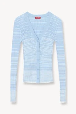 CARGO SWEATER | FRENCH BLUE WHITE -Fashion Shop STAUD CARGO SWEATER FRENCH BLUE WHITE SUPF 23 ECOM 1