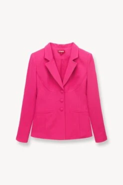 CARSON BLAZER | MAGENTA 10 CARSON BLAZER | MAGENTA -Fashion Shop STAUD CARSON BLAZER MAGENTA SPRING 23 ECOM 1