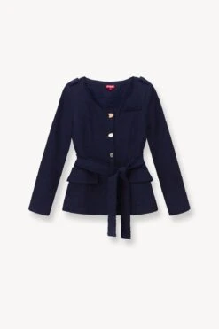 CHARLES BLAZER | NAVY 10 CHARLES BLAZER | NAVY -Fashion Shop STAUD CHARLES BLAZER NAVY SUPF 23 ECOM 1
