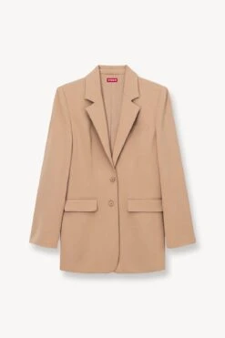 CITY BLAZER | CAMEL 12 CITY BLAZER | CAMEL -Fashion Shop STAUD CITY JACKET BLAZER CAMEL FALL 23 ECOM 1