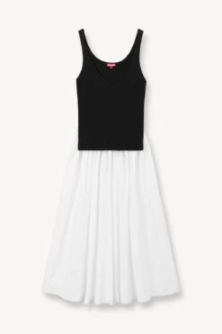 COREY DRESS | BLACK WHITE 10 COREY DRESS | BLACK WHITE -Fashion Shop STAUD COREY DRESS BLACK WHITE SUPF 23 ECOM 1
