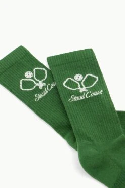PICKLEBALL SOCKS | COURT GREEN 7 PICKLEBALL SOCKS | COURT GREEN -Fashion Shop STAUD COURT SOCKS GREEN SUPF 23 ECOM 2